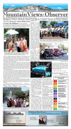 Car Show a HOT Ticket in Sierra Madre