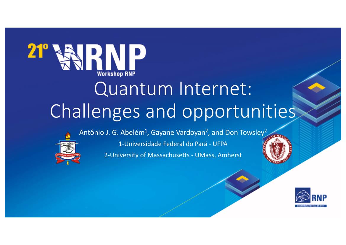 Quantum Internet: Challenges and Opportunities Antônio J