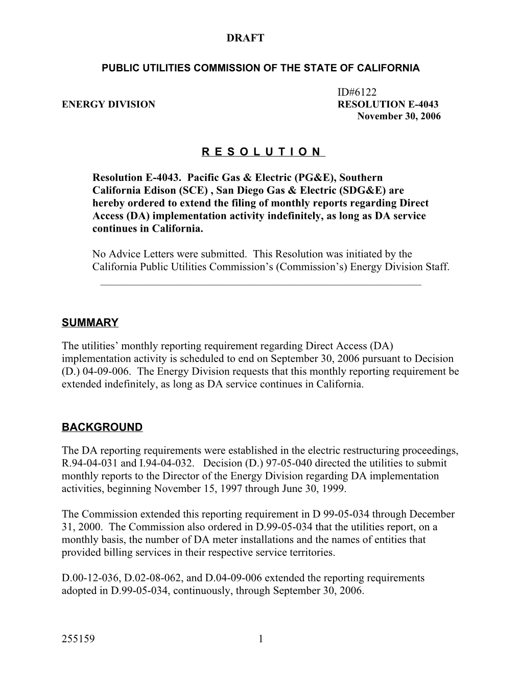 Public Utilities Commission of the State of California s76