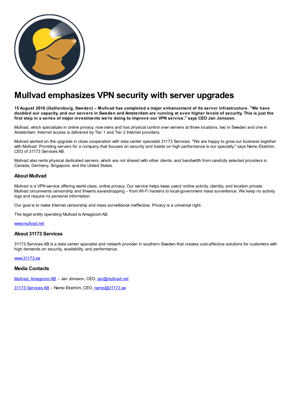 Mullvad Emphasizes VPN Security with Server Upgrades