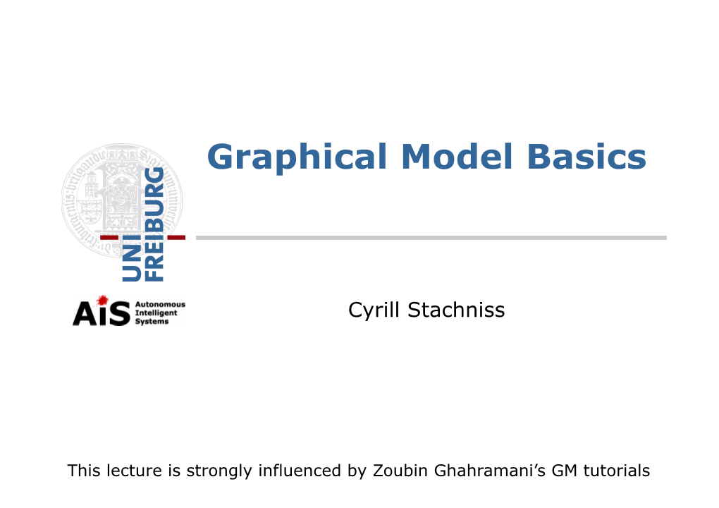 Graphical Model Basics