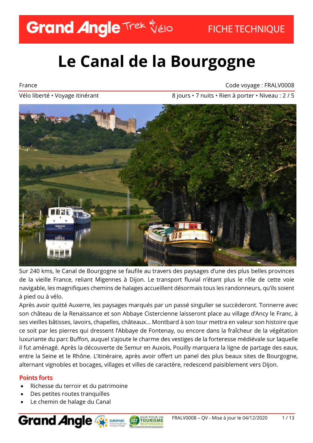 FRALV0008 Le Canal De Bourgogne