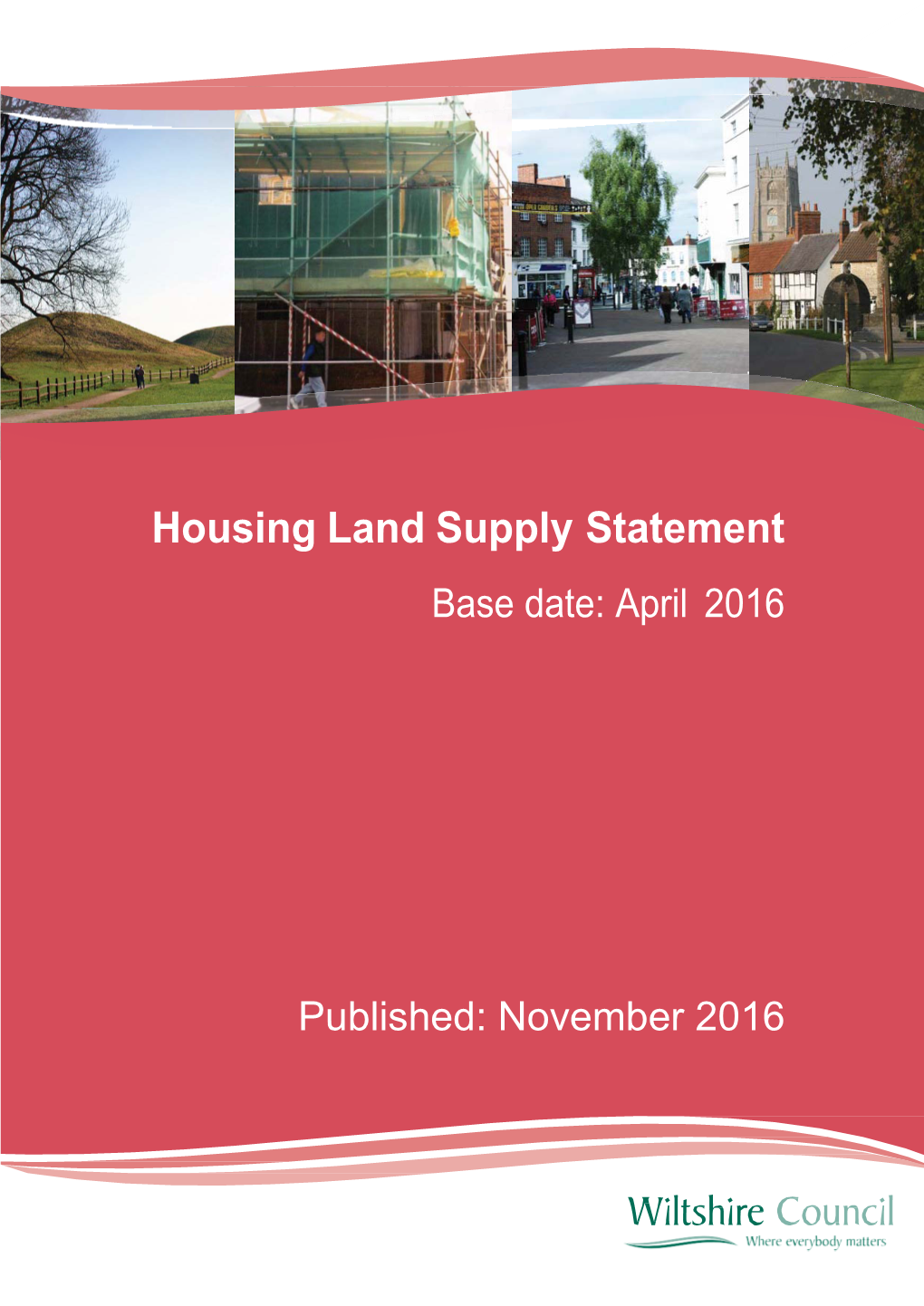 Wiltshire Housing Land Supply 2016