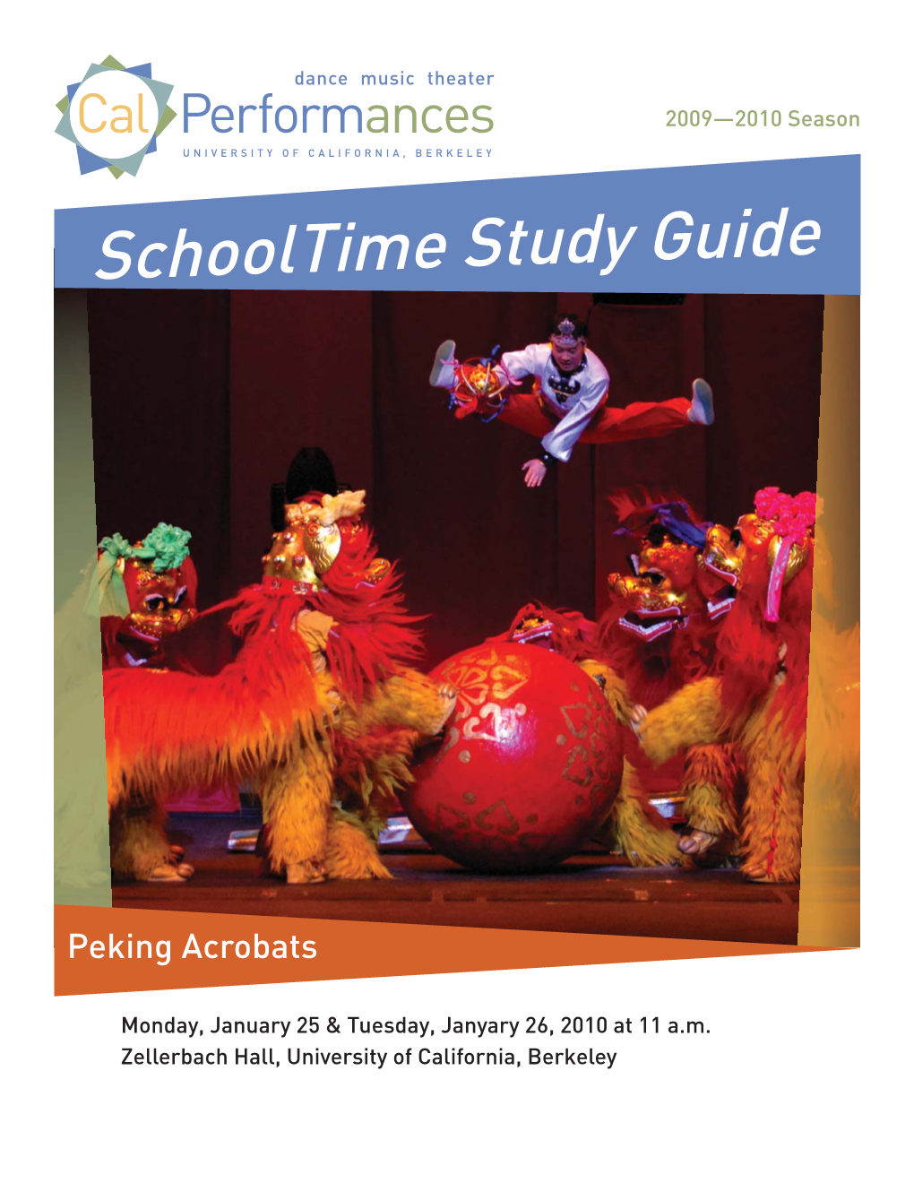 Peking Acrobats Study Guide 0910 Final.Indd