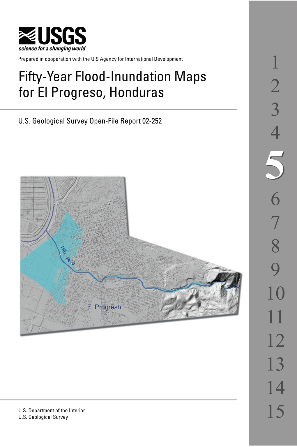 Fifty-Year Flood-Inundation Maps for El Progreso, Honduras 2 3 U.S