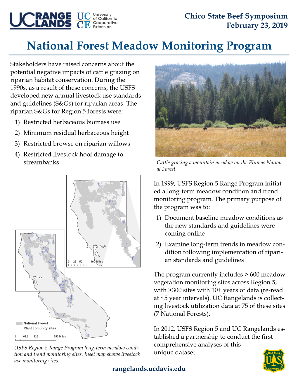National Forest Meadow Monitoring Program