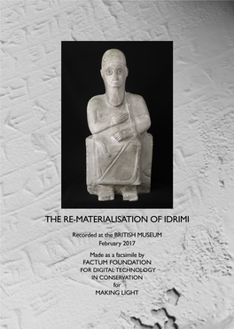 The Re-Materialisation of Idrimi