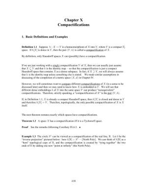 Chapter 10 Compactifications