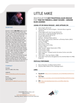 One Sheet Little Mike