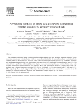 Asymmetric Synthesis of Amino Acid Precursors In