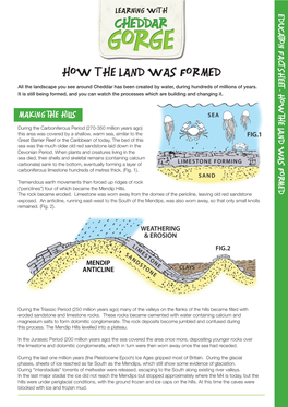 Cheddar Gorge 2015 A4 Education Fact Sheet