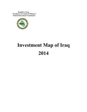 Investment Map of Iraq 2014