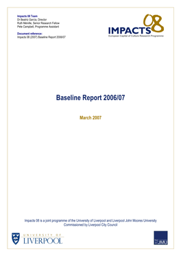 Baseline Report 2006-07