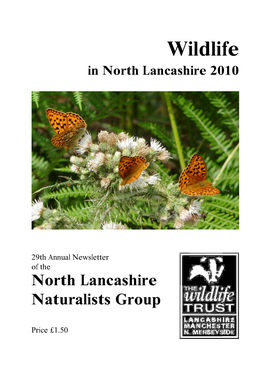 Wildlife in North Lancashire 2010