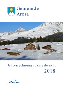 Jahresbericht Gemeinde Arosa 2018