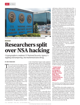 Researchers Split Over NSA Hacking