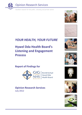 Hywel Dda Health Board Listening and Engagement Report