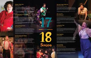 Seasonsubbrochure1718 Shows Only