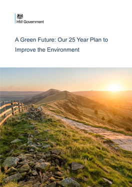 A Green Future: Our 25 Year Plan to Improve the Environment