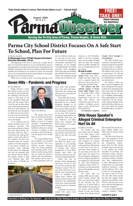 Parma City School District Focuses on a Safe Start to School, Plan for Future