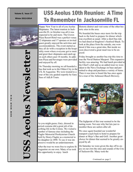 USS Aeolus Newsletter Continued on Page 2