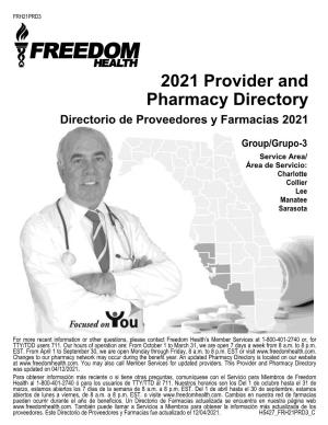 2021 Provider and Pharmacy Directory Directorio De Proveedores Y Farmacias 2021
