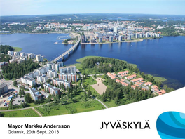 Mayor Markku Andersson Gdansk, 20Th Sept