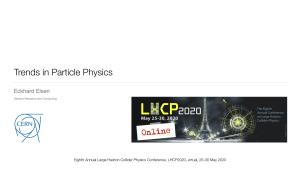 Trends in Particle Physics.Pdf