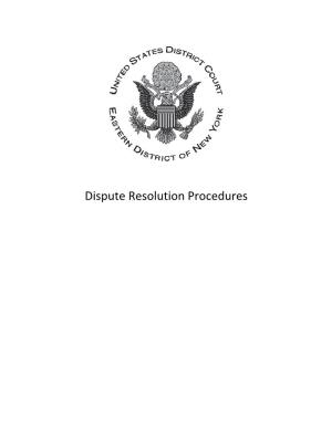 Dispute Resolution Procedures