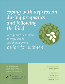 Coping with Depression During Pregnancy and Following the Birth a Cognitive Behaviour Therapy-Based Self-Management Guide for Women