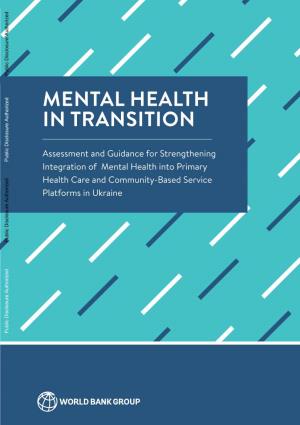 Mental Health in Transition