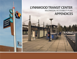 Lynnwood Transit Center Appendices