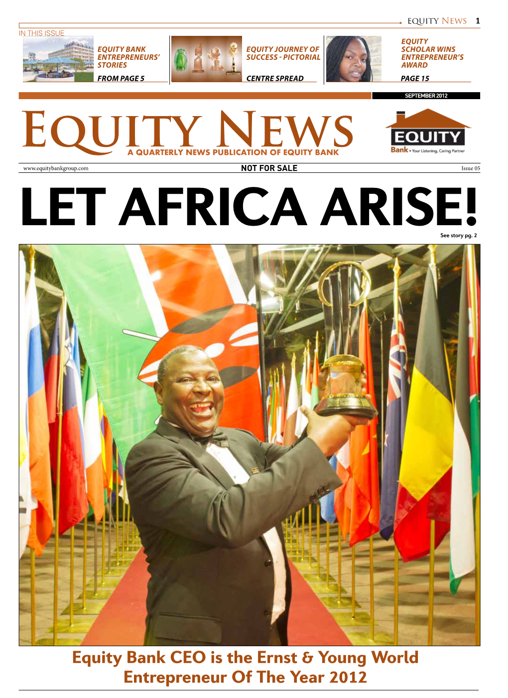 Equity Bank Ceo Is the Ernst & Young World Entrepreneur of the Year 2012