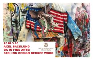 2018.3.16 Axel Backlund Ba in Fine Arts; Fashion Design Degree Work