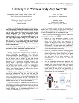 Challenges in Wireless Body Area Network