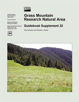 Grass Mountain Research Natural Area Guidebook Supplement 32