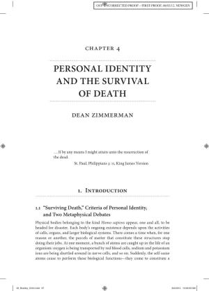Personal Identity and the Survival of Death