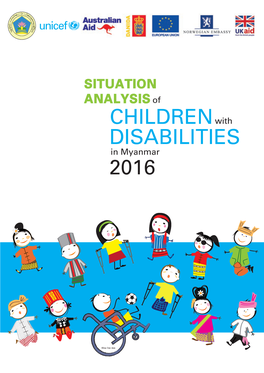 Situation Analysis of Children with Disabilities in Myanmar 2016