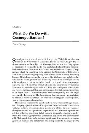 What Do We Do with Cosmopolitanism?