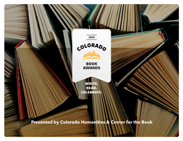 Presented by Colorado Humanities & Center for the Book