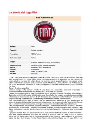 La Storia Del Logo Fiat