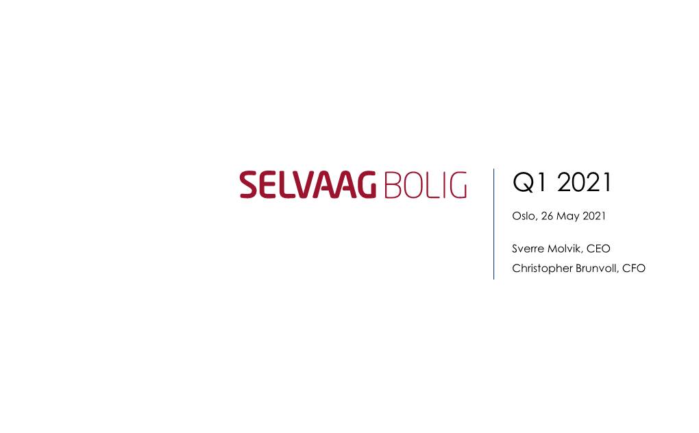 Selvaag Bolig Project