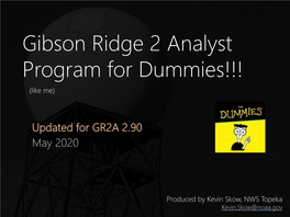 Gibson Ridge Software for Dummies