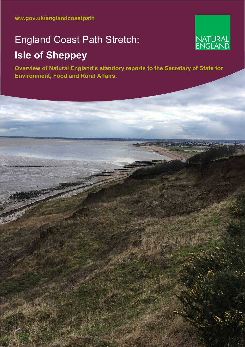 Isle of Sheppey Overview of Natural England’S Statutory Reports to the Secretary of State for Environment, Food and Rural Affairs