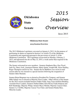 2015 Session Overview
