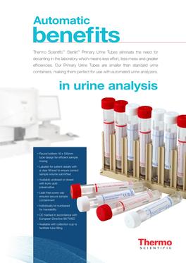 In Urine Analysis