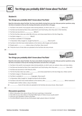 Ten Things You Probably Didn't Know About Youtube!