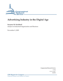 Advertising Industry in the Digital Age