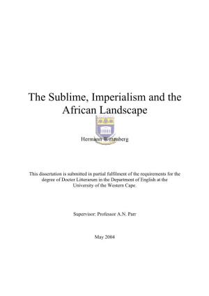 The Sublime, Imperialism and the African Landscape@