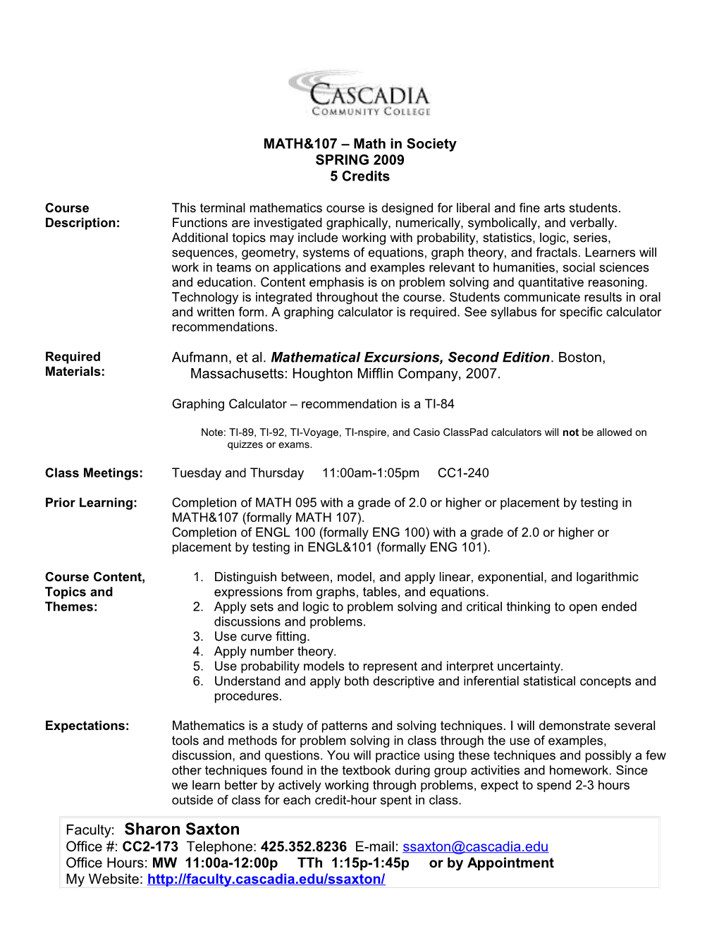 MATH&107 Math in Society Page 5